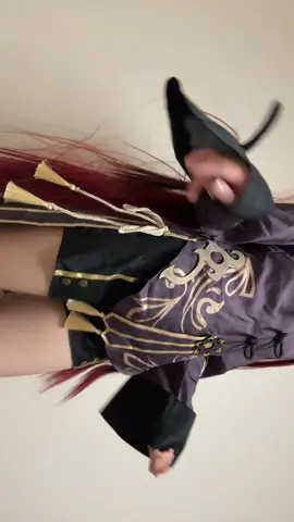 タラコピザにサラダ〜‼️‼️ #cosplay #胡桃 #胡桃コスプレ #hutao ⁡#原神コスプレ 