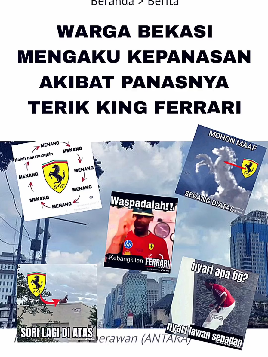 Pantesan akhir akhir ini panas banget, ternyata King Ferrari lagi diatas 😎  #fypシ #schuderiaferrari #ferrari #lewishamilton #charlesleclerc 