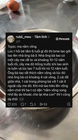 P72| Topic : Ma Nằm Võng ?  cre: tông hợp trên thread  #threadsgocnho #threads #cmt #kinhdi #chuyenma  