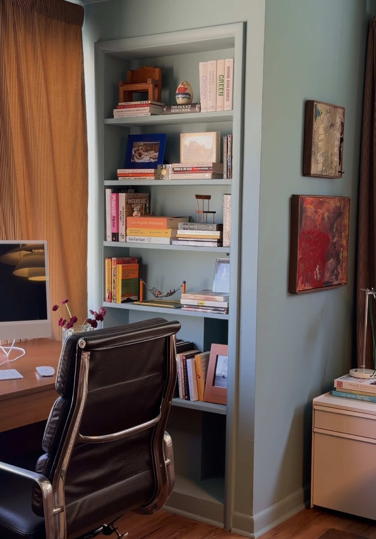OFFICE MAKEOVER REVEAL!!!!!!! such a fun room 🙏😁☀️ #homeoffice #interiordesign #roommakeover #eclectichome 