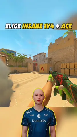 EliGe crazy 1v4 + Ace clutch #cs2 #cs #faceit10lvl #cs2moments #cs2clips 