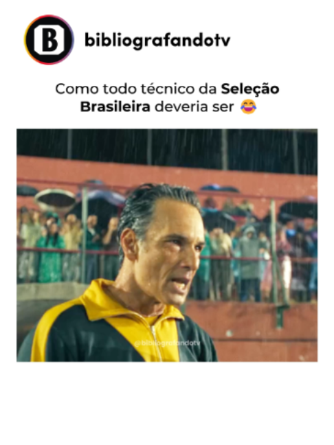 Em Brasil 70: A Saga do Tri, da Netflix, Rodrigo Santoro entrega um show de atuação, capturando perfeitamente o jeito irreverente, firme e sem papas na língua de João Saldanha. 😅 Cada cena dele é um lembrete de que, às vezes, o futebol precisa de alguém disposto a falar exatamente o que precisa ser falado. 📺 Brasil 70: A Saga do Tri já está disponível na @netflixbrasil #Brasil70 #ASagaDoTri #JoãoSaldanha #RodrigoSantoro #Netflix #SeleçãoBrasileira #FutebolBrasileiro #CopaDoMundo #TriCampeonato #Pelé #História #Série #NetflixBrasil #Futebol #Humor #Bibliografando