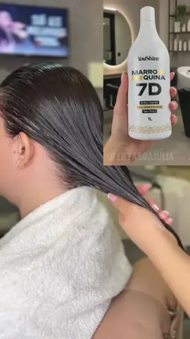 Progressiva marroquina 7D alisa todos os tipos de cabelo #escovaprogressiva #progressivamarroquina #cabelo #alisarcabelo 