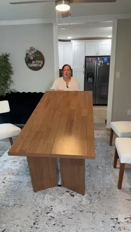 Tribesigns Rectangular Dining Table for 4-6 Farmhouse Kitchen Table with Large Tabletop, Chair Not Included. #diningtable #tabledecor #SummerWins #tiktokshopcreatorpicks #DealsForYouDays 