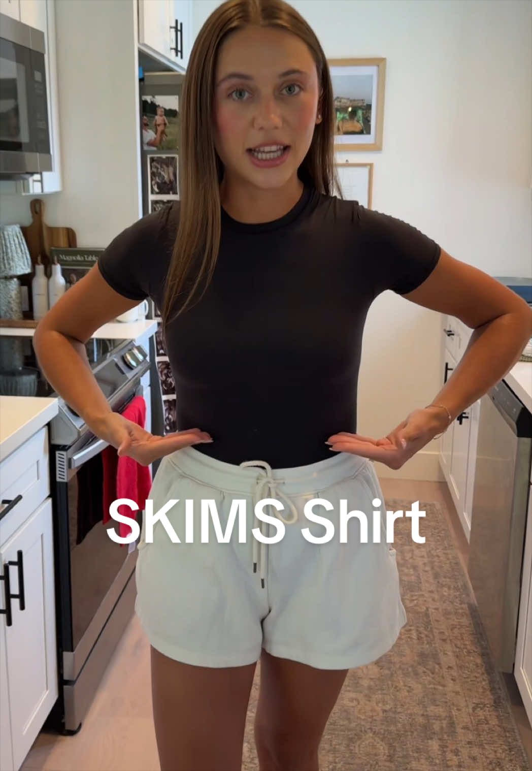 NOT every black shirt is made equal!! 💅🏼👄 #skims #blackshirt #basics #itgirlaesthetic #closetstaples @SKIMS 