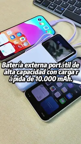 ¡Batería externa rápida con envío gratis a este precio! #batería #cargadordeviaje #cargadorportátil #cargador #powerbank       