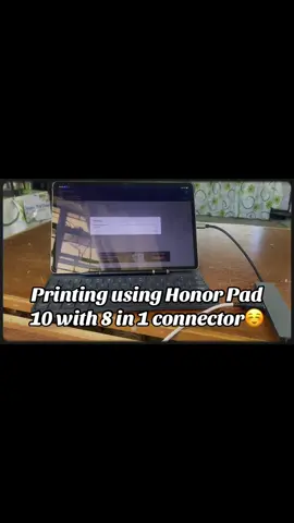 #8in1connector #printer #tabletaccesories #printingusingtablet #8in1converter 
