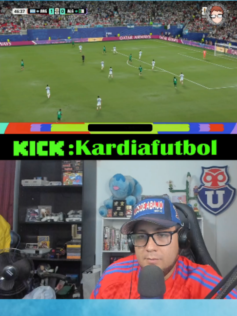 Segundo Gol de Messi contra Argelia en el mundial 2026 REACCIÓN #kardiafutbol #bullakardiacos #mundial2026 #argentina #argelia