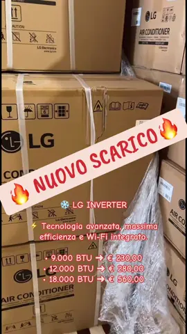 #MaxClima #Climatizzatori #superofferta #spedizioneintuttaitalia #LG 