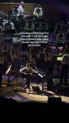how does one recover from hearing Harry perform Fine Line with a full orchestra #harrystyles #harrystylesvids #london 