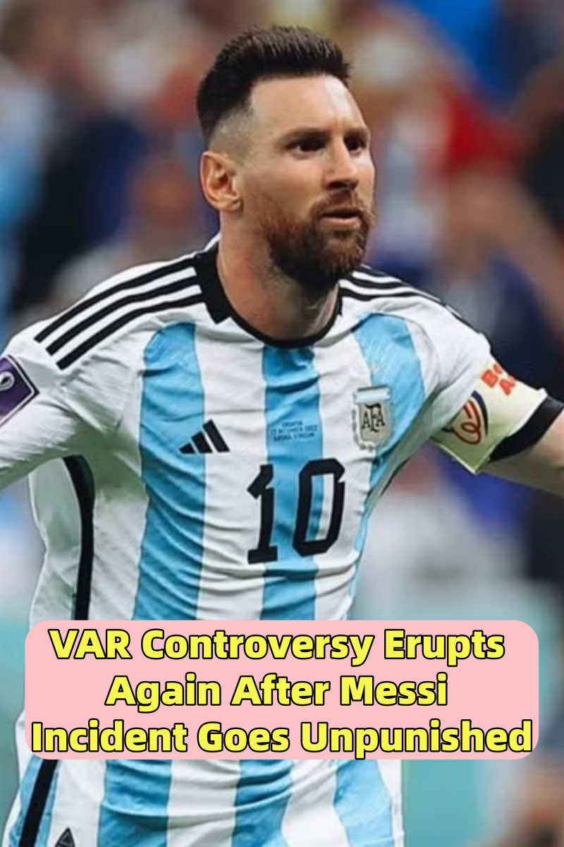 VAR Controversy Erupts Again After Messi Incident Goes Unpunished#Messi#Argentina#RedCardDebate #Soccer #tiktokcampaign 