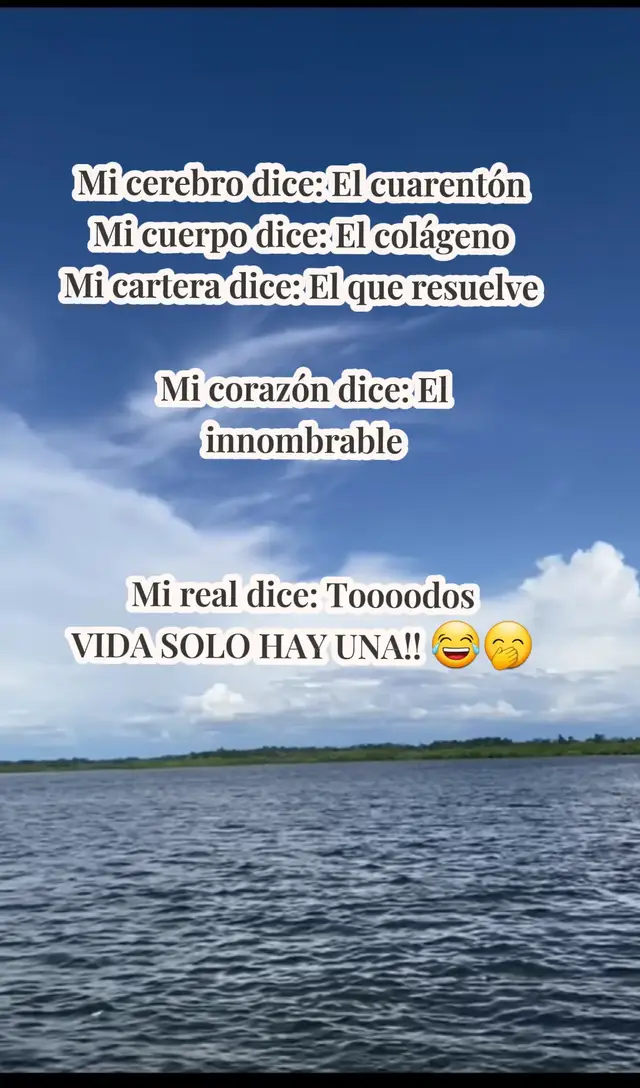 #Vida hay solo una 😂🤭 