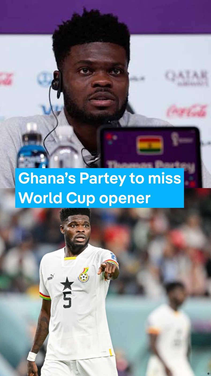 Ghana midfielder Thomas Partey will miss the team’s World Cup opener after being denied entry into Canada over visa misrepresentation allegations.  #dwafrica #dwafricasocialmedia #ghana 