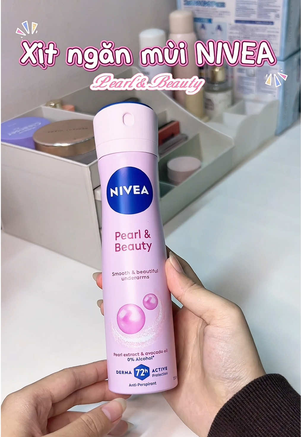 Thơm lắm lun í ✨🌸 #nivea #xitkhumui #xitkhumuinivea #fyp #review 