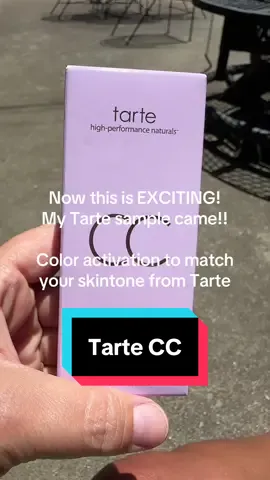 Tarte’s CC Tinted Serum that activates to match your skintone!!  #makeup #skincare #skin #beauty #tartecosmetics 