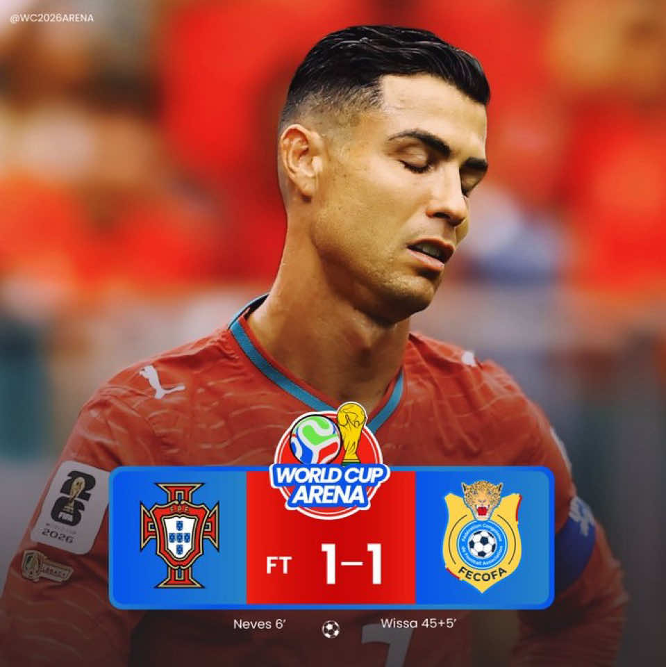 Portugal vs DR Congo FIFA World Cup match | Goals and Highlights |  #fifaworldcup #ronaldo 