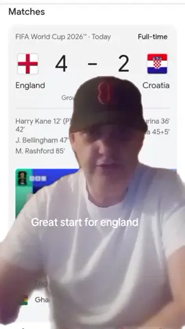 England 4 Croatia 2 #football #worldcup #england #croatia #harrykane 