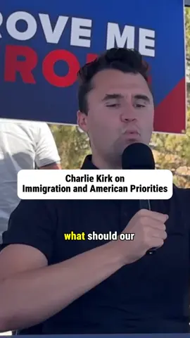 ​Charlie Kirk on Immigration and American Priorities#charliekirk #debate #immegration 