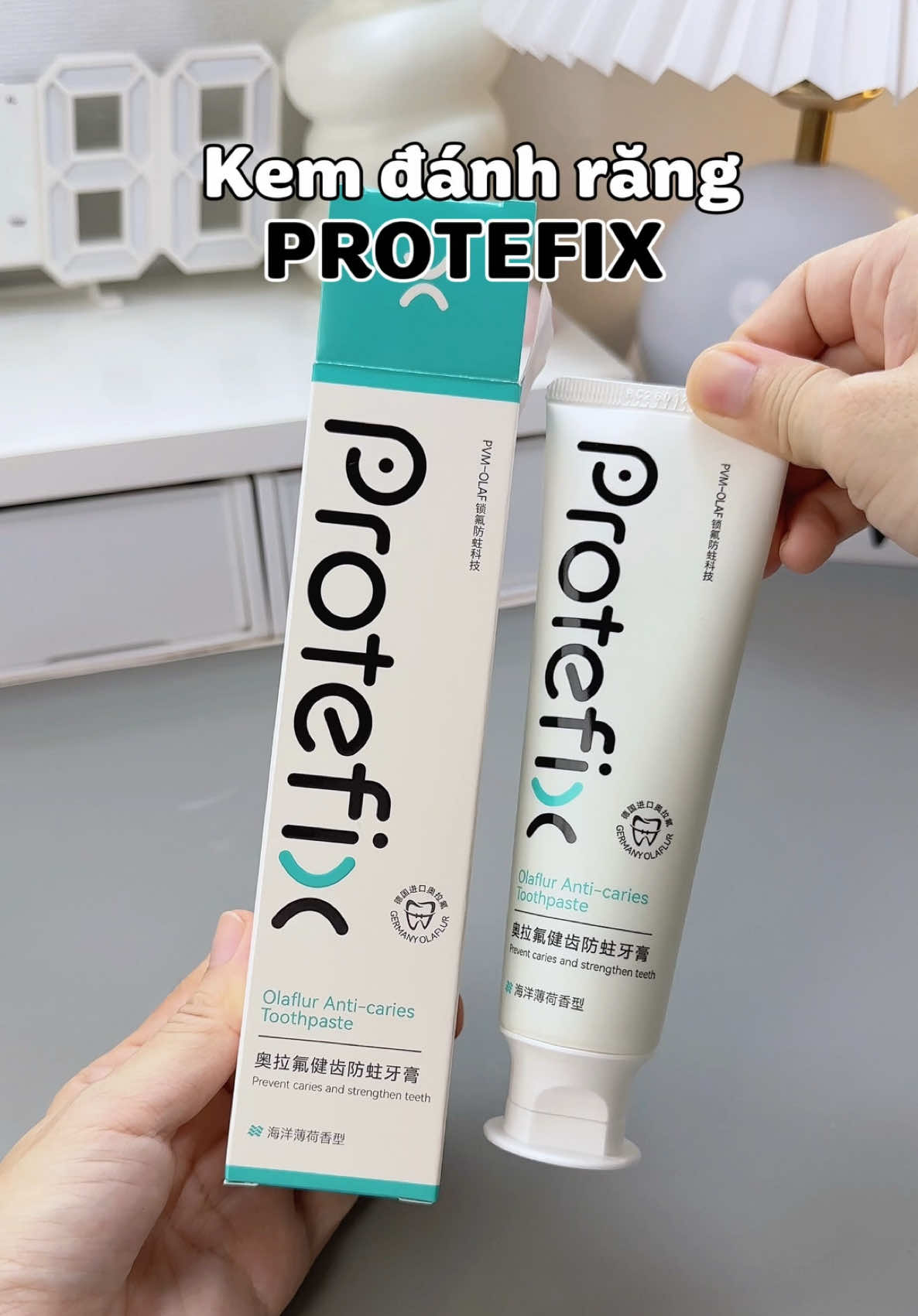 Kem đánh răng Protefix #kemdanhrang #protefix #vesinhrangmieng #trangrang #chamsocrangmieng 