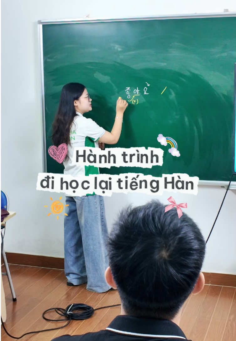 📚Trải nghiệm đi học lại tiếng Hàn sẽ như thế nào? 🤗 #hoctienghan #tienghan #fyp #foryou #MaranathaEducation 