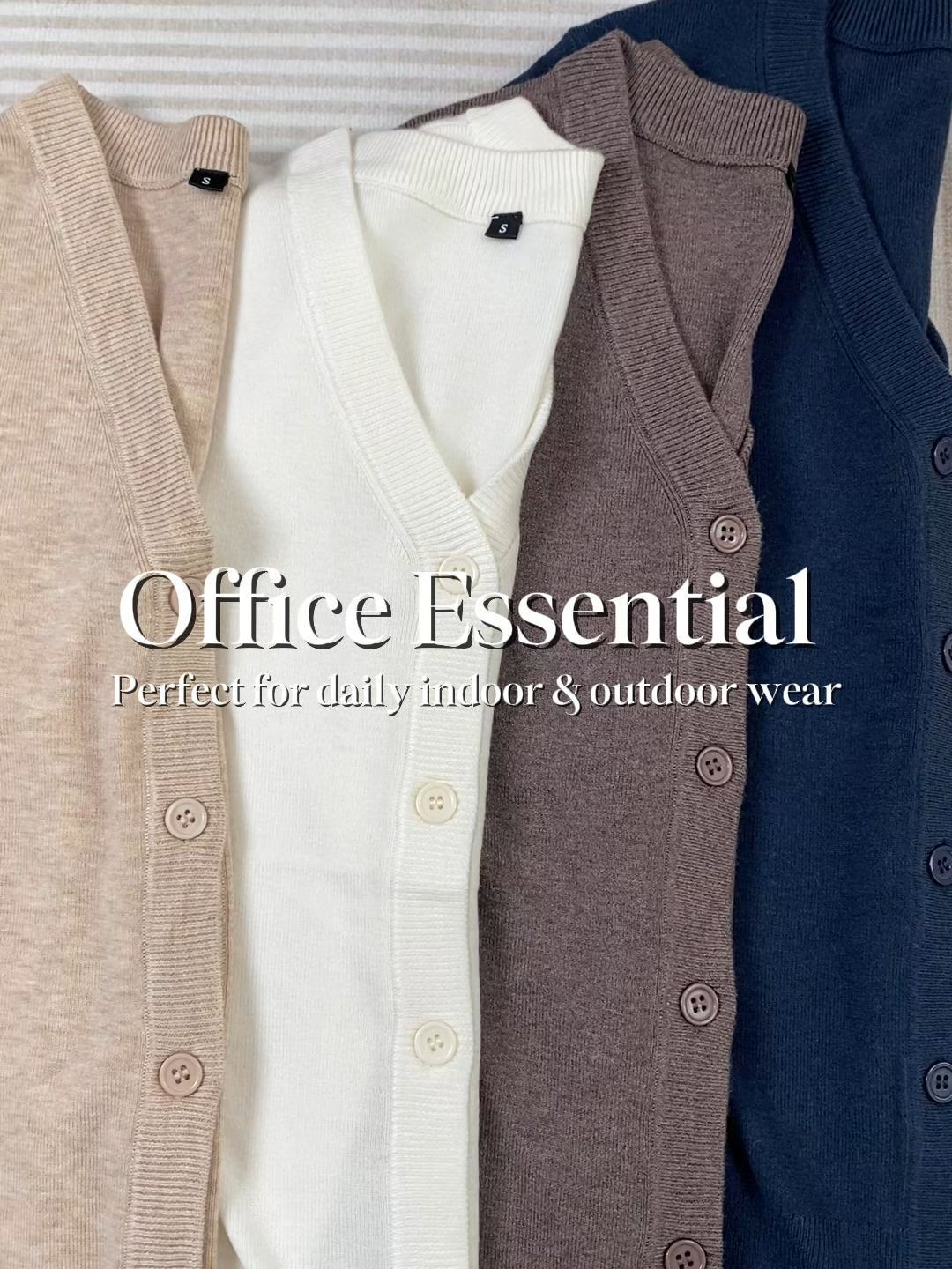 Office ladies, this breathable wool blend cardi saves you from freezing AC all workday