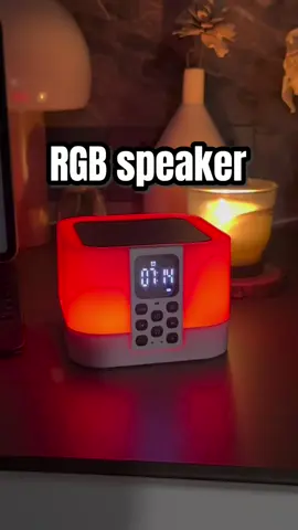 When I need some me time, I just turn on my color-changing speaker.#chillvibes #moodlighting #Bluetooth speaker #dealsforyoudays #tiktokshop 