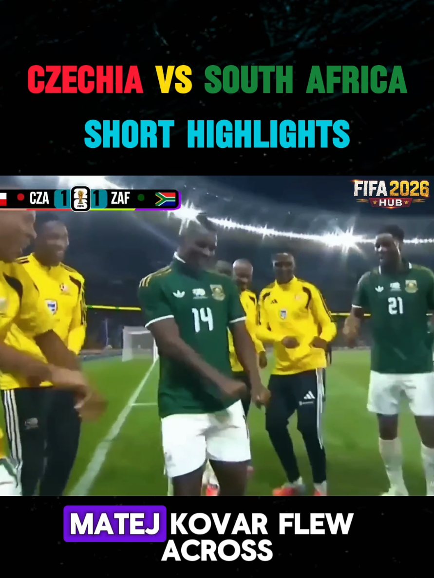 CZECHIA VS SOUTH AFRICA | Short Full Highlights | FIFA WORLD Cup 2026 | CZA Vs SA | FIFA World Cup 2026 Highlights | #footballlover #fifaworldcup2026 #fifa26 #fvp #trending 