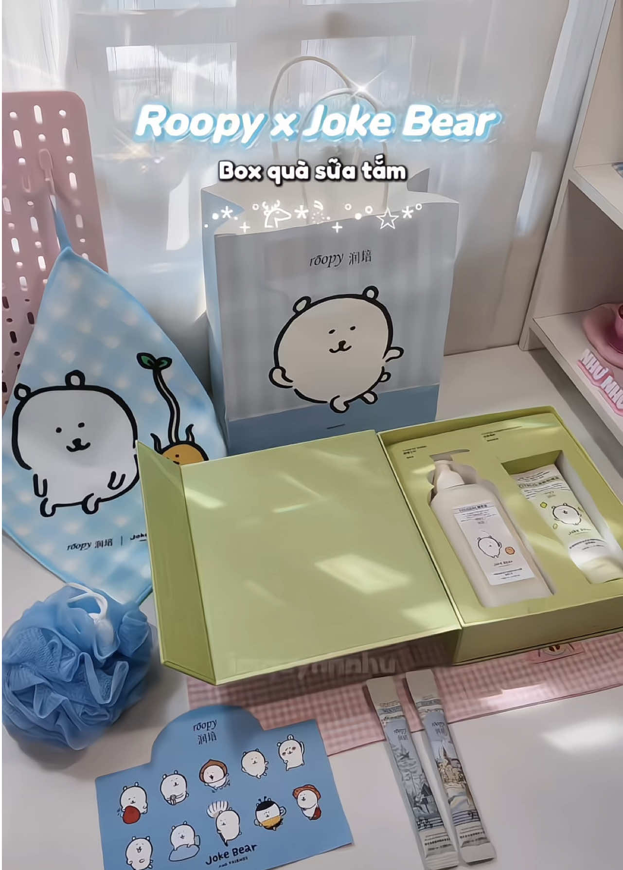 Chời ơi nhận về muê xỉu luôn #roopy #jokebear #roopyxjokebear #suatam #quatang 