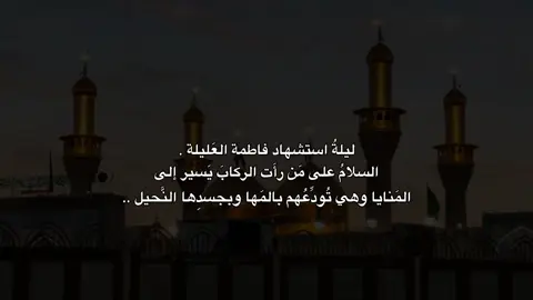 - السلامُ على فاطمة العَليلة .! 💔 #لطميات #باسم_الكربلائي #تصويري📸 #الحاج_باسم_الكربلائي #قناتي_تليجرام_بالبايو💕🦋 