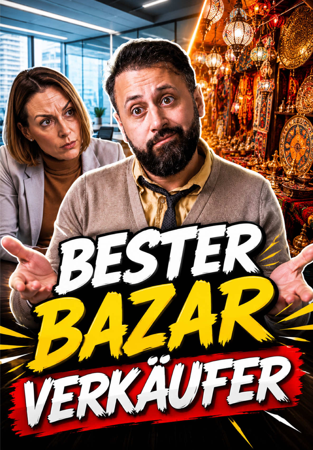 Bester Bazar Verkäufer 😂 فن البيع #comedy #bazar #verkäufer #araber #job