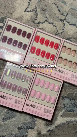 New short squovals from @Glamnetic #shortnails #pressonnails #summernails #glamneticnails #dealsforyoudays 