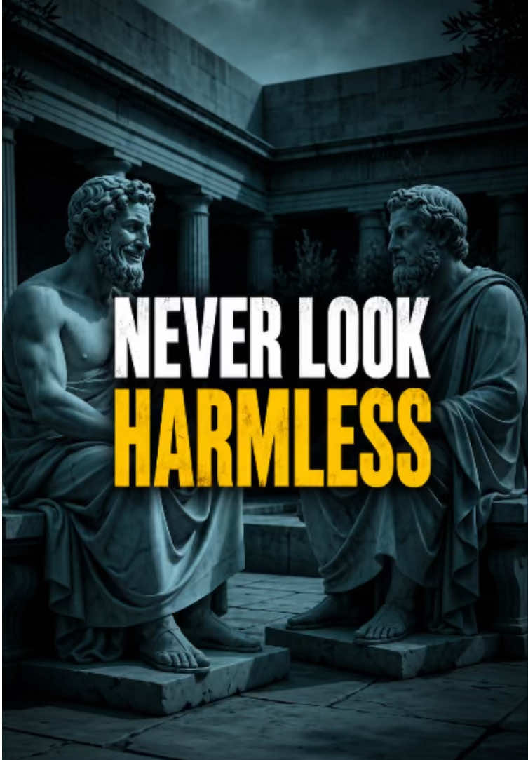 NEVER APPEAR HARMLESS  #lifelessons #stoicism #fyp #mindset #SelfImprovement 