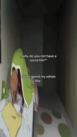 I love sleeping | #anime #relateable #stretchtok #sleeping #social 