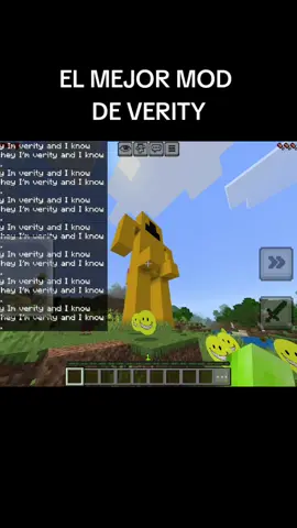 El mejor mod de verity descarguenlo en curseforge chicos😱😱😱😱😱☠️☠️☠️ #verity #humor #Minecraft #addonmod #bedrock