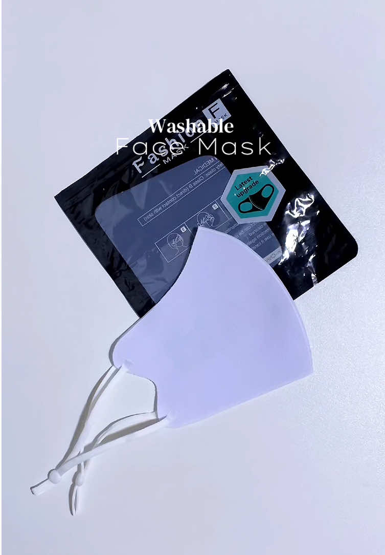 Washable Facemask 🖤✨ #washablefacemask #facemask #washable #cotton #fyp 