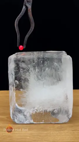 1000℃ Hot Metal Ball VS ice🧊#satisfying#foryou#experiment