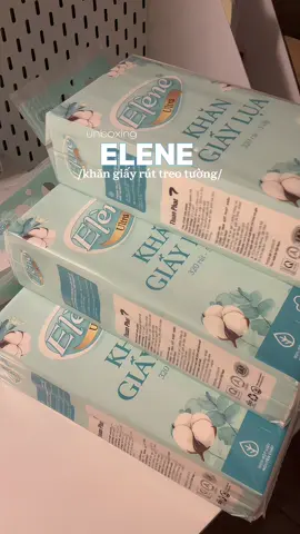 Khăn giấy rút lụa 5 lớp Elene #giayrutelene #elene #khangiaylua #khangiaytreotuong #xuhuong 