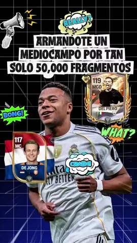 MEDIOCAMPO POR MENOS DE 50,000 FRAGMENTOS EN FC MOBILE#fcmobile #Gemplay #fyp #parati #viral 