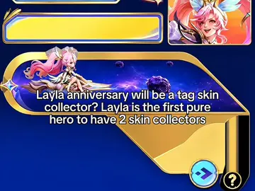 Rumor has it that the free skin collector is the newest Layla skin collector, but everything could change!! #MLBBHirara #MLBBS41 #MobileLegendsBangBang #MLBBScarletEmbers #MLBB 