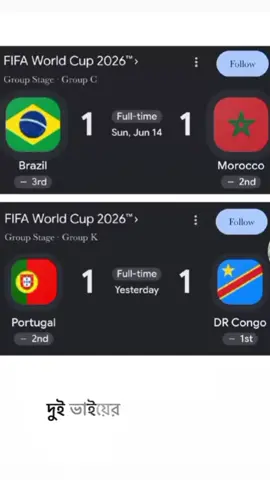 আমরা দুই ভাই। 🇵🇹🇧🇷❤️ 