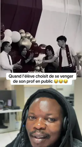 Quand l’élève choisit de se venger de son prof en public 😂😂😂 