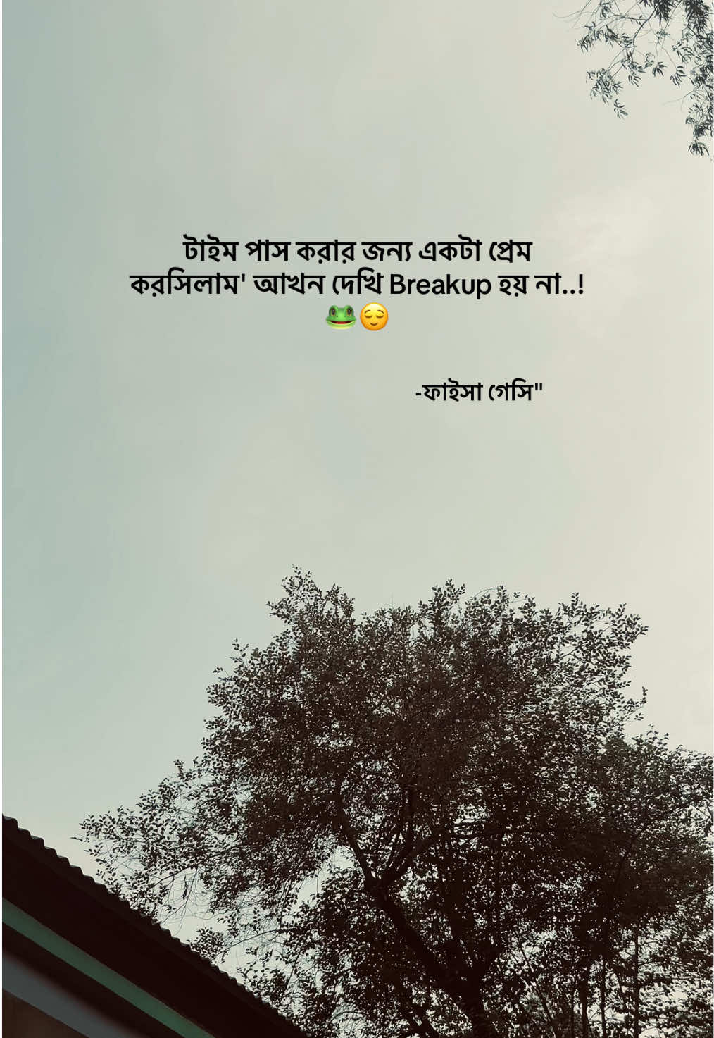 টাইম পাস করার জন্য একটা প্রেম করসিলাম' আখন দেখি Breakup হয় না..!🐸😌#fupシ #foryoupage #tending #bdtiktokofficia #your_jahid_05 @TikTok 