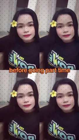 TikTok first before going TikTok  #parttime 