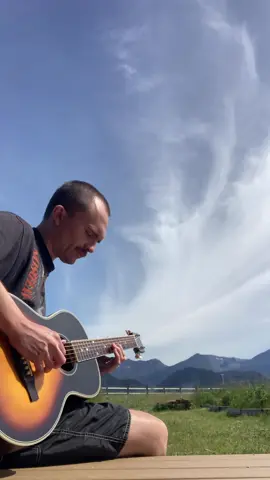 movin' right along #guitar #acoustic #folk #fyp #montana 