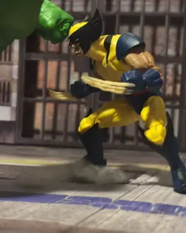 #stopmotion #hulk #wolverine #marvel #actionfigures 