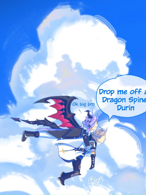 Durin, Albedo and Hat guy going to visit Dragon Spine Cil's here hello Cilly person I been busy lookin for work for a while. Welp here is some fresh dub by me hope you enjoy! Credit to comic artist: @justluz1809 on x Credit to music artist: Producer: EnableFind Composer: Kim Sung Hwan Editting tool used: Capcut #Genshin #albedo #scaramouche #Durin #fyp #GenshinImpact