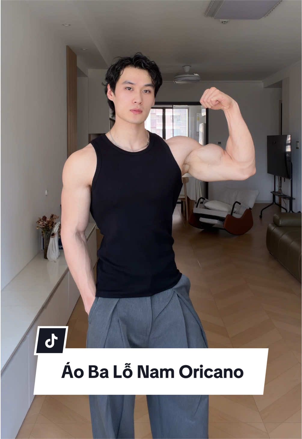 Áo Ba Lỗ Nam Oricano 📸#gym #thoitrangnam #aobalo #leonfit #xuhuong 