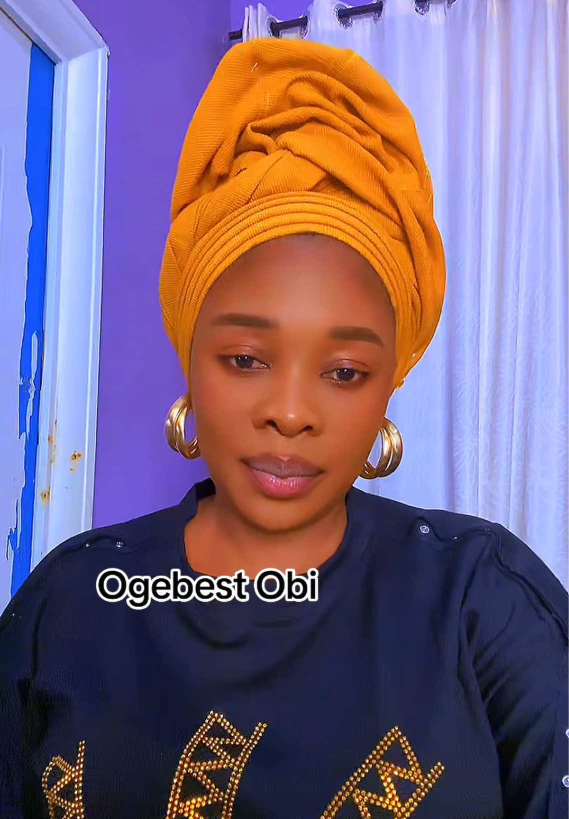 Simple party gele 