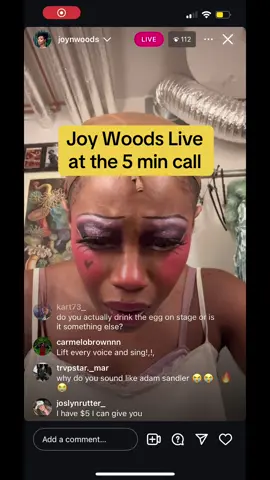 She’s a character! 😂 #joywoods #cabaret 