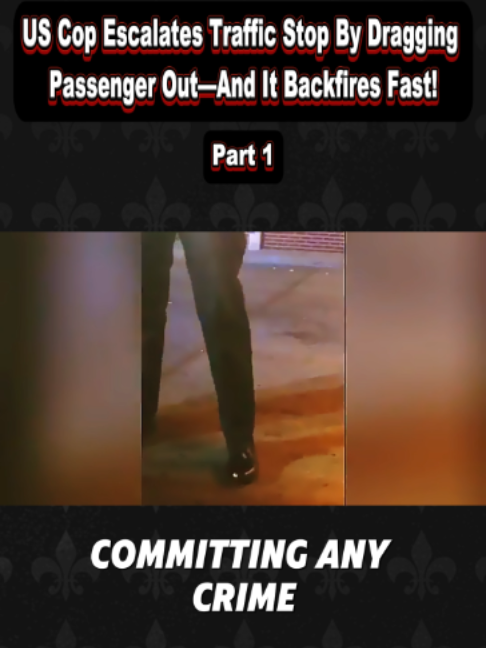 US Cop Escalates Traffic Stop By Dragging Passenger Out—And It Backfires Fast!#auditingamerica #copsoftiktok #badcops #policeaudit #fyp